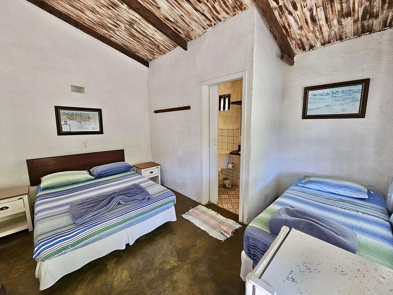 Villa com piscina, loft e 5 Suítes – Praia do Léo