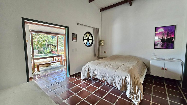 Casa com Piscina Aquecida e Vista Para o Mar