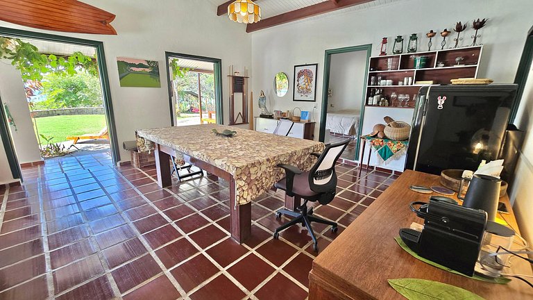 Casa com Piscina Aquecida e Vista Para o Mar