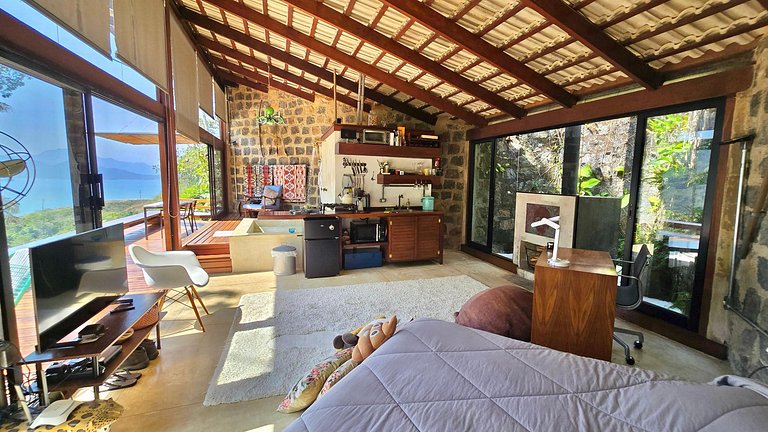 Loft Exclusivo - Hidromassagem e Vista Para o Mar